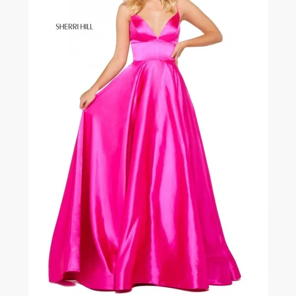 Sherri Hill | Dresses | Sherri Hill Pink Prom Formal Dress Size 2 Style  53885 | Poshmark